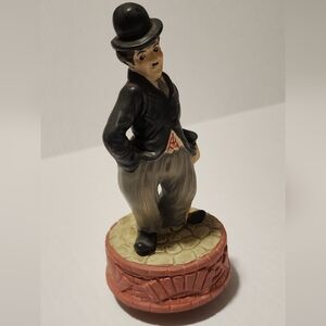 Vintage Charlie Chaplin Rotating music box